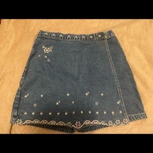 Jean skirt, jorts